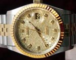 Fake Rolex Datejust Watch: 2-Tone Jubilee Gold Champagne Computer Face